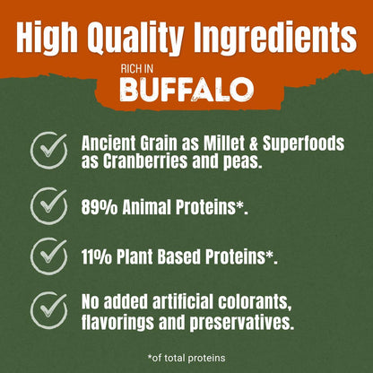 Adventuros Ancient Grain and Superfoods Rich in Buffalo Dog Treats 120g