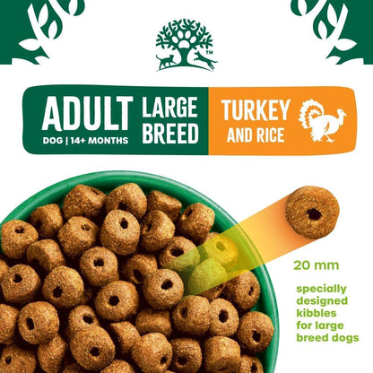 James Wellbeloved Adult Large Breed Turkey & Rice Dry Dog Food 15kg