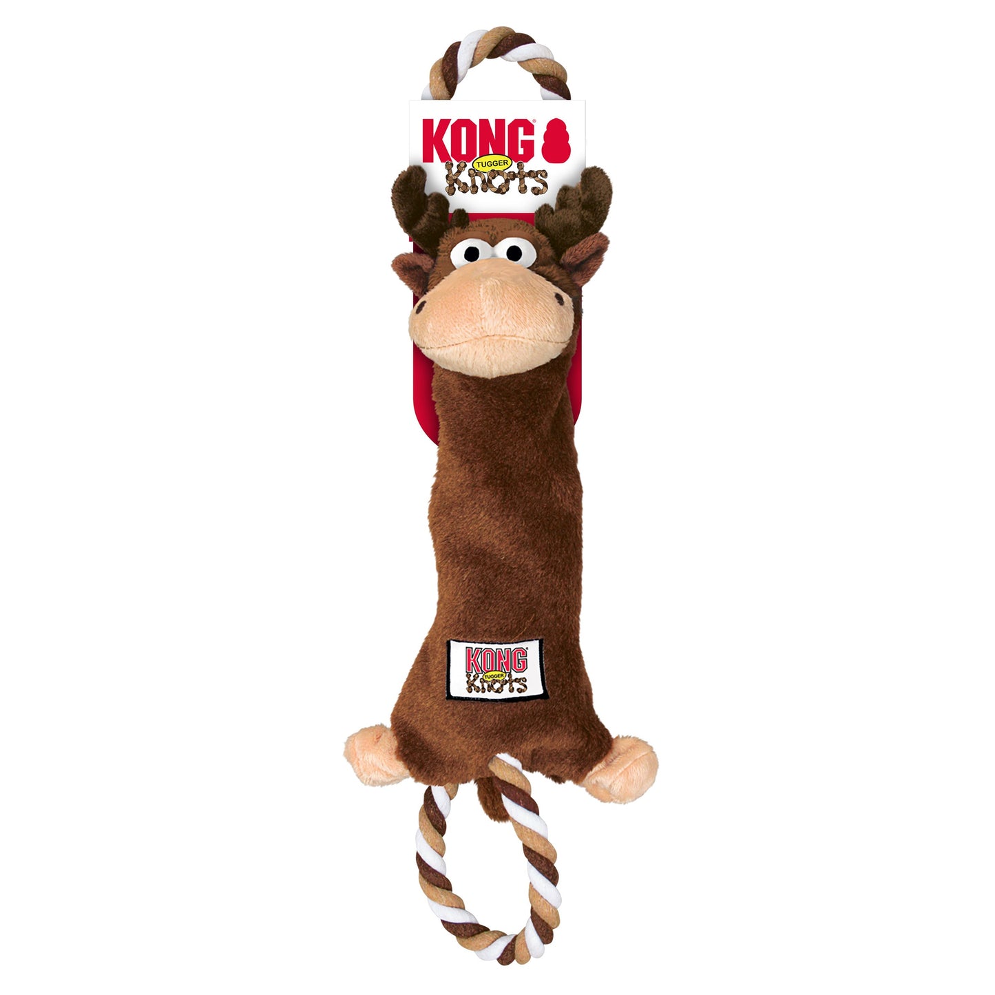 KONG ugger Knots Moose Dog Toy Medium/Large