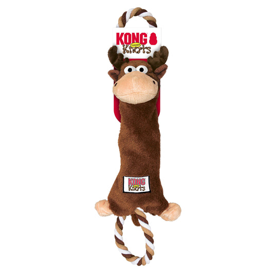 KONG ugger Knots Moose Dog Toy Medium/Large