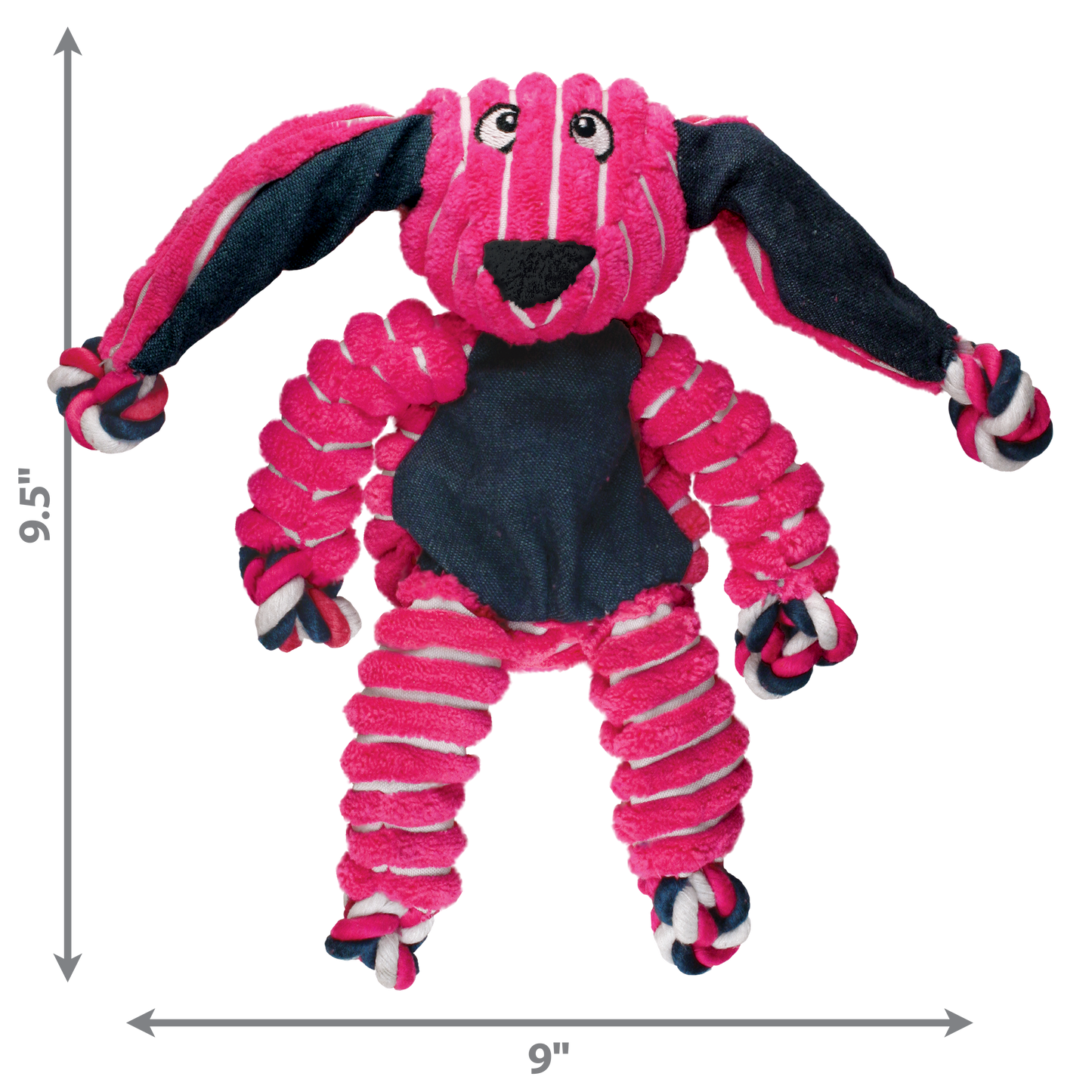 KONG Floppy Knots Bunny Dog Toy Small/Medium