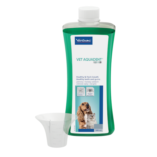 Virbac Vet Aquadent FR3SH Drinking Water Additive for Dogs and Cats 500ml