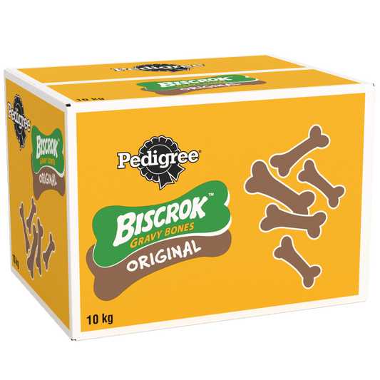 Pedigree Biscrok Gravy Bones Biscuits Original Dog Treats 10kg