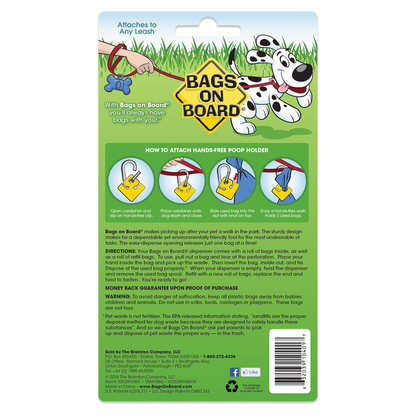 Bags on Board Bone Waste Pick-Up Dispenser 30 bags