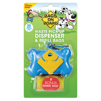 Bags on Board Bone Waste Pick-Up Dispenser 30 bags