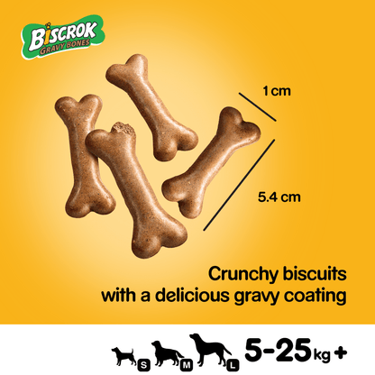 Pedigree Biscrok Gravy Bones Biscuits Original Dog Treats 10kg