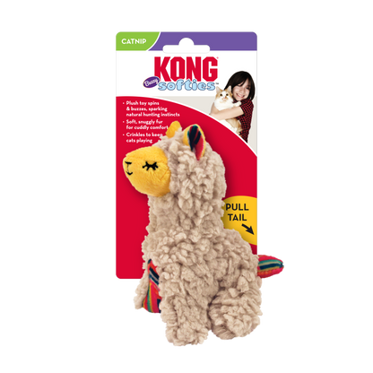 KONG Softies Buzzy Dog Toy Llama