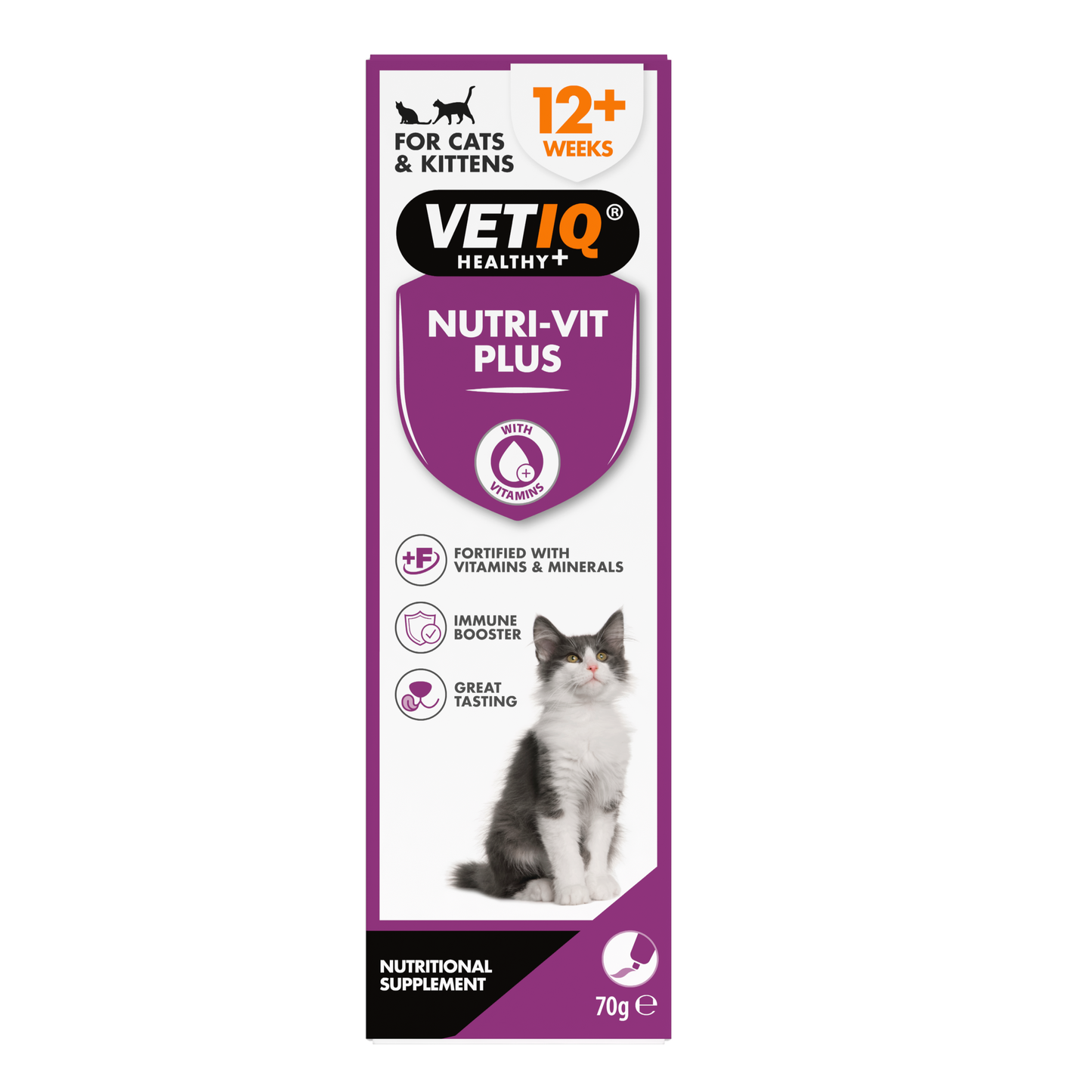 VetIQ Nutri-Vit Plus Vitamin Energiser for Cats & Kittens 70g