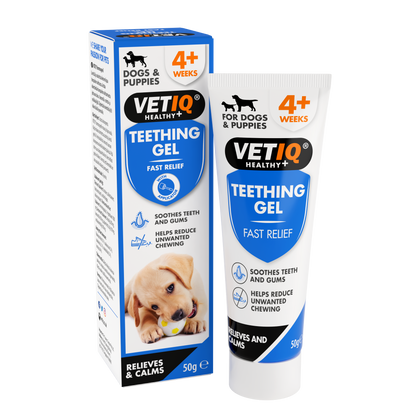 VetiQ Teething Gel for Puppies 50g