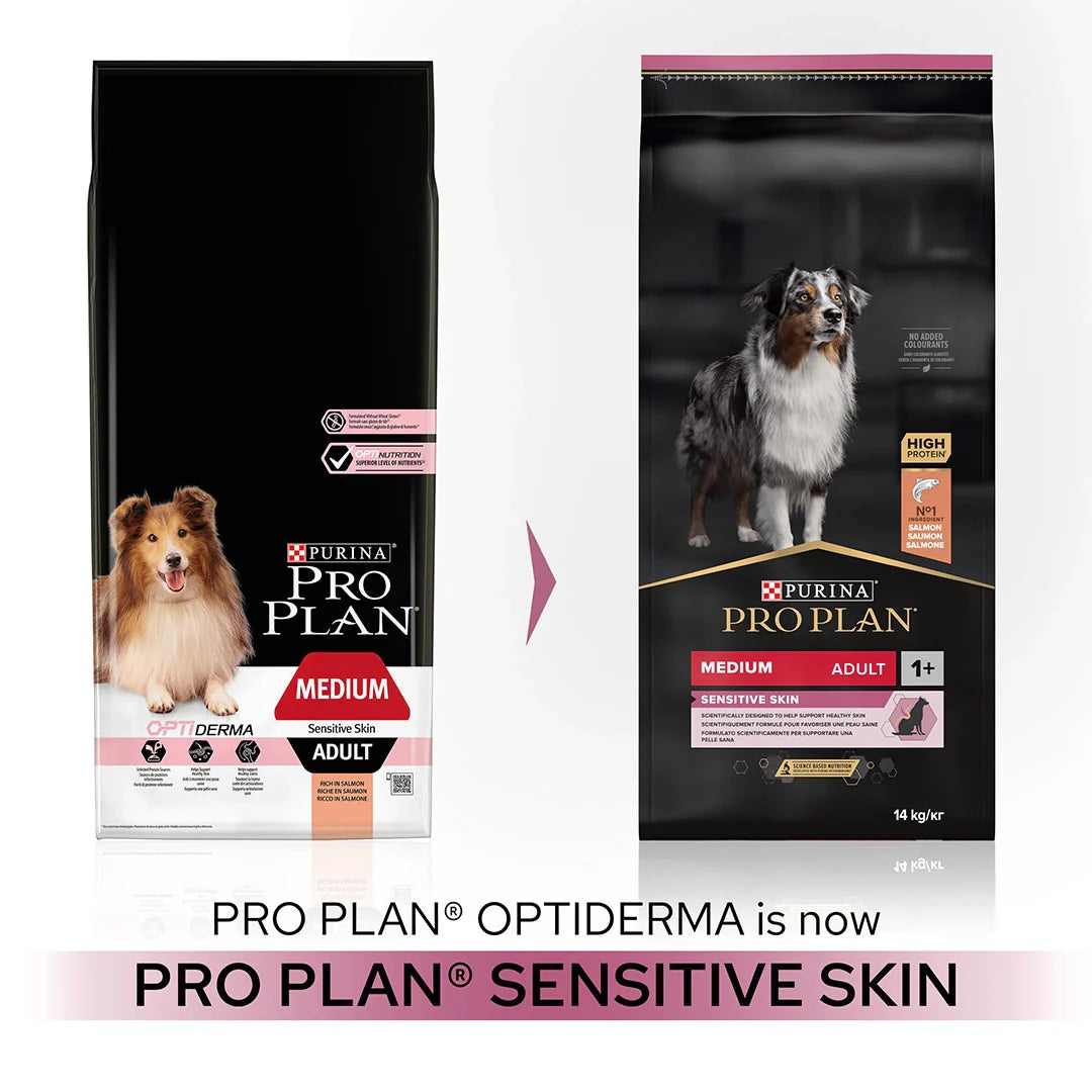 Pro Plan Adult Medium Sensitive Skin Salmon Dry Dog Food