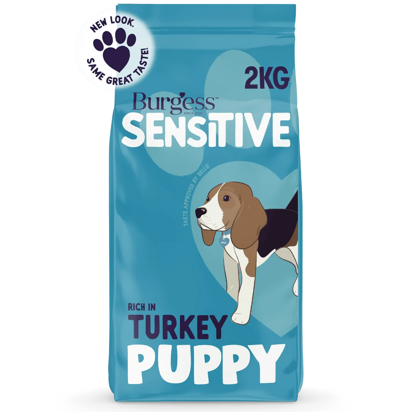 Burgess Sensitive Rich in Turkey Dry Puppy Food 2kg