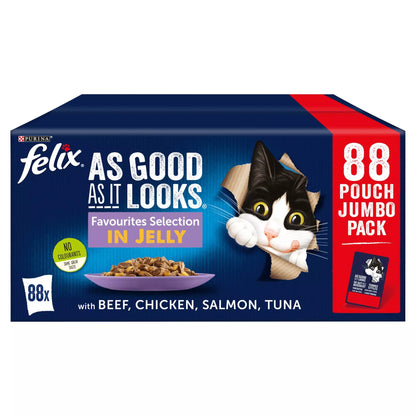 Felix Adult As Good As it Looks Favourites Selection Wet Cat Food