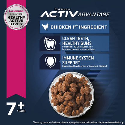 Eukanuba Chicken Senior Medium Breed Dry Dog Food 12kg