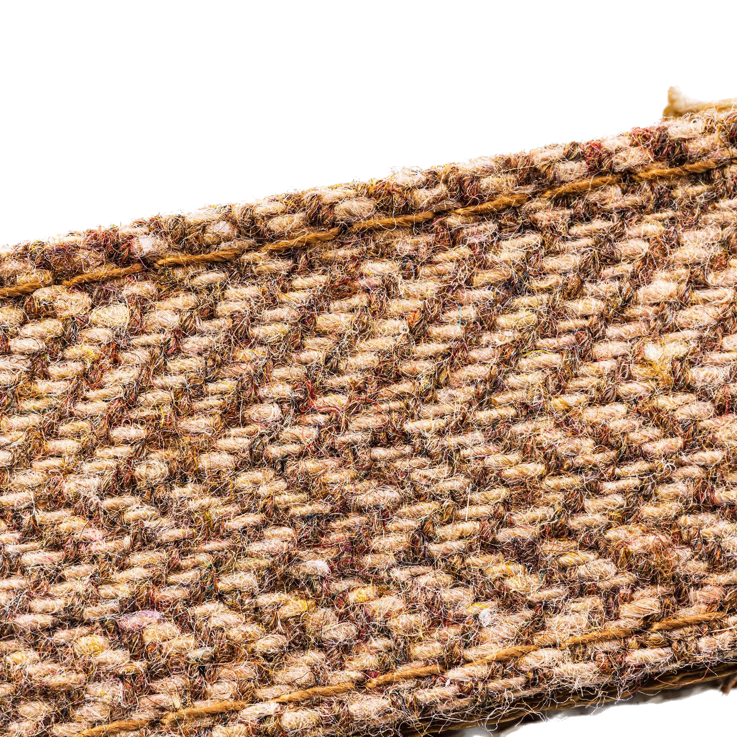 Hugo & Hudson Tweed Metal Buckle Dog Collar Caramel Checked Extra Small