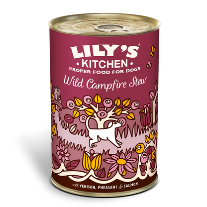 Lily's Kitchen Wild Campfire Stew Venison Wet Dog Food