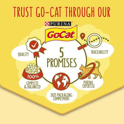 Go Cat Crunchy and Tender Senior Chicken Dry Cat Food 800g