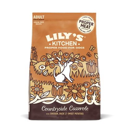 Lily's Kitchen Adult Countryside Casserole Chicken & Duck Dry Dog Food