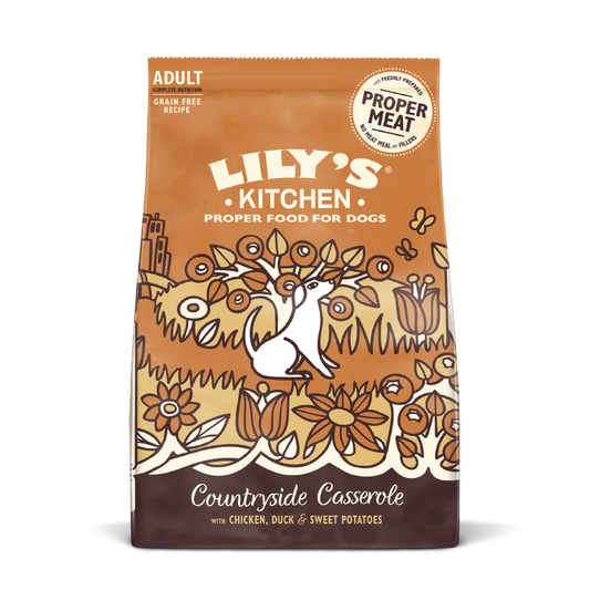 Lily's Kitchen Adult Countryside Casserole Chicken & Duck Dry Dog Food