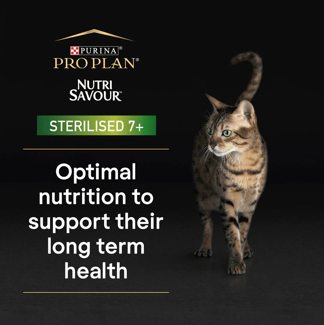 Pro Plan Adult 7+ Sterilised Nutrisavour Turkey Wet Cat Food