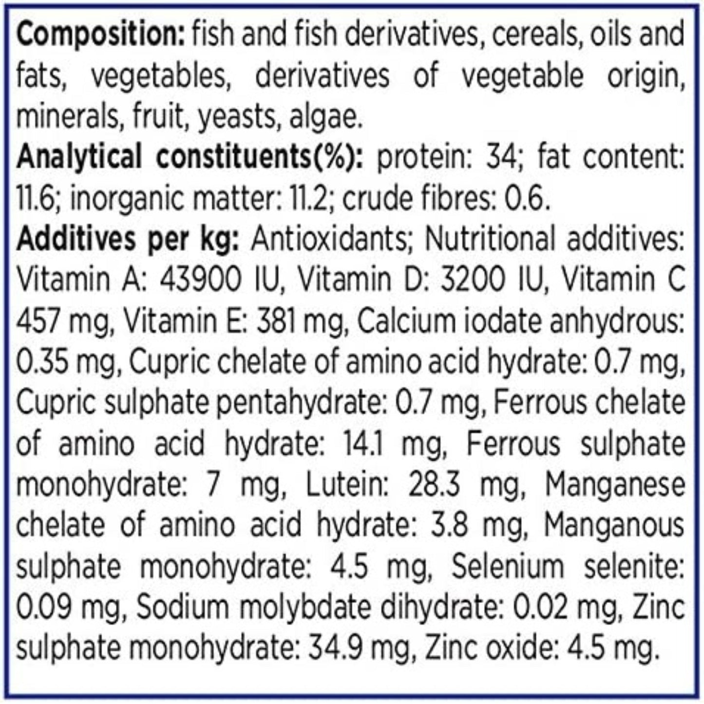 Aquarian Goldfish and Coldwater Flake Fish Food