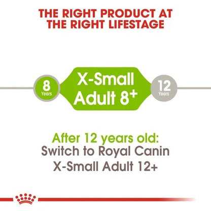 Royal Canin X-Small Adult 8+ Dry Dog Food 1.5kg