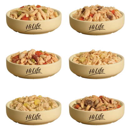 HiLife It's Only Natural The Luxury Wholesome Hamper Wet Dog Food 18 x 100g