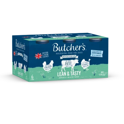 Butchers Lean & Tasty Wet Dog Food 6 x 390g