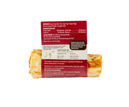 Earth Animal Beef No Hide Chews Small Dog Treats 34g