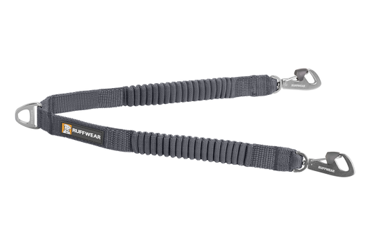Ruffwear Double Track Dog Leash Coupler Basalt Gray