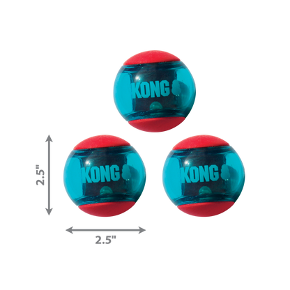 KONG Squeezz Action Ball Red Dog Toy