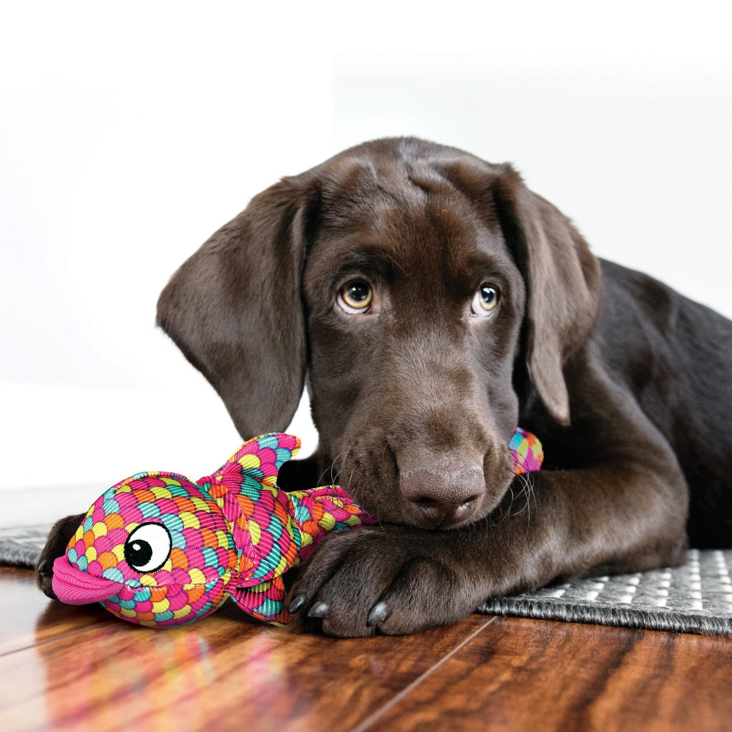 KONG Wubba Finz Dog Toy Pink Small