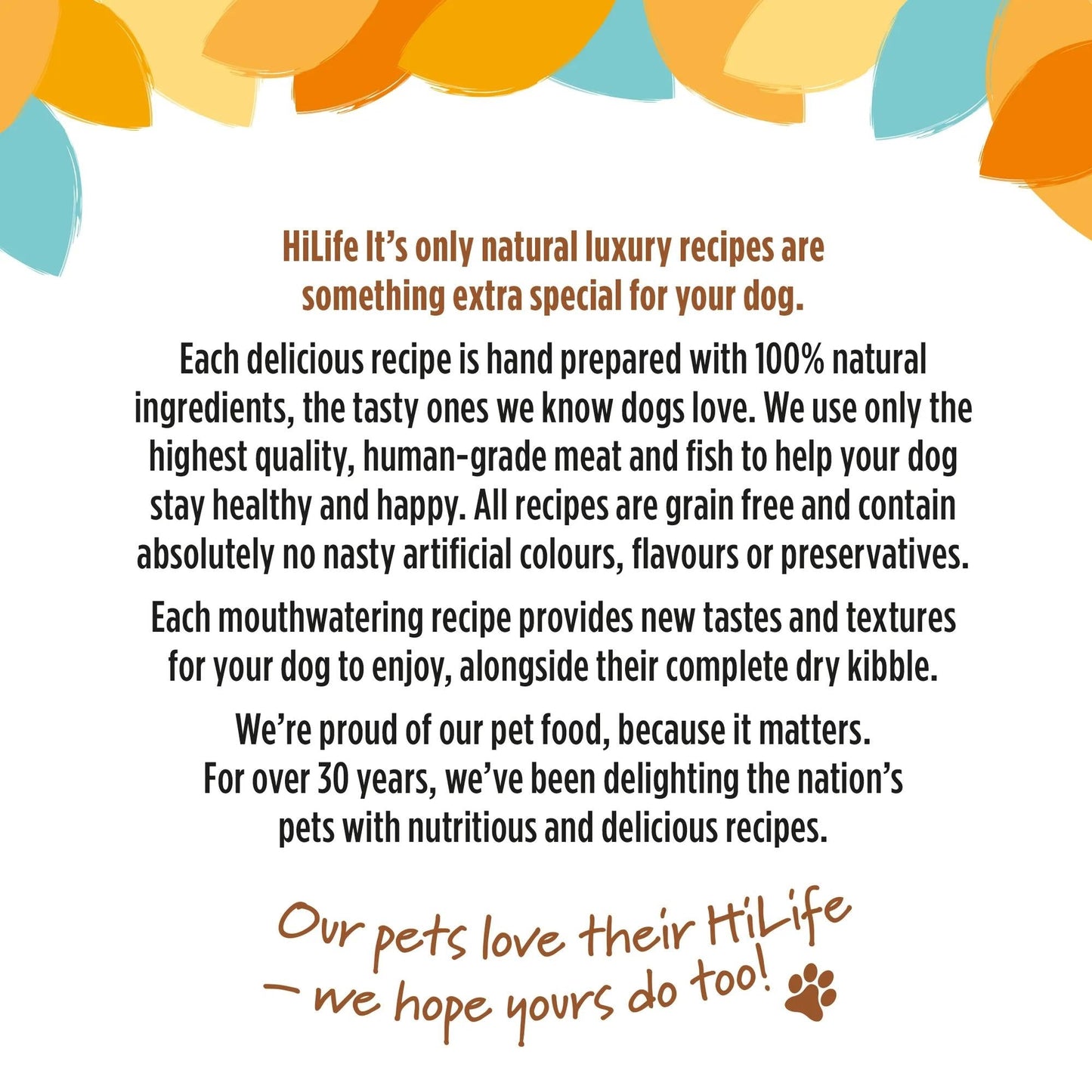 HiLife It's Only Natural The Luxury Broth Collection Wet Dog Food 5 x 100g