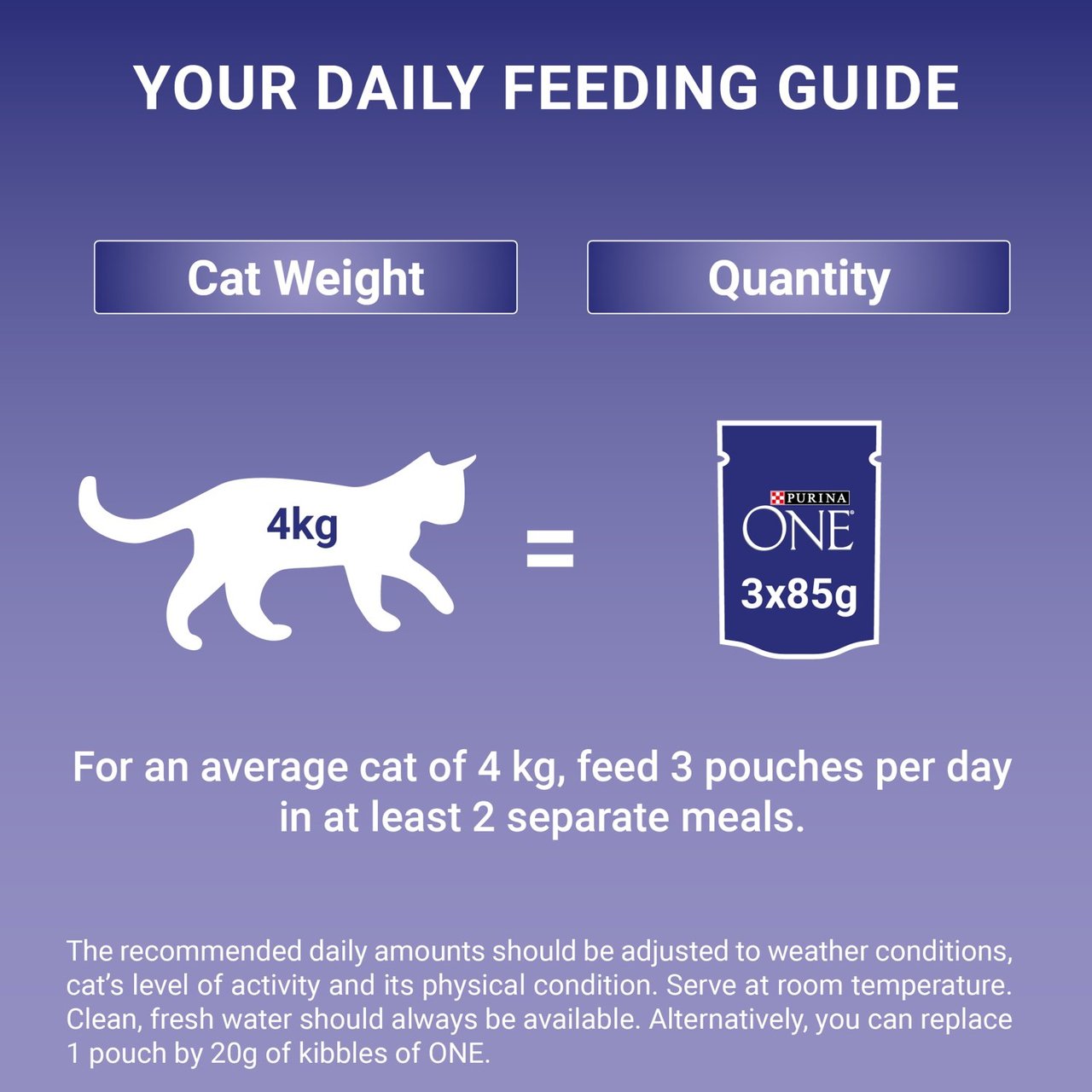 Purina One Senior 7+ Mini Fillets Chicken and Beef Wet Cat Food 8 x 85g
