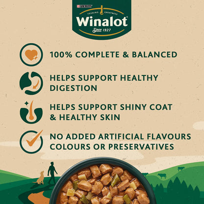 Winalot Adult Sunday Dinner Mixed in Gravy (Beef, Chicken, Turkey) Wet Dog Food
