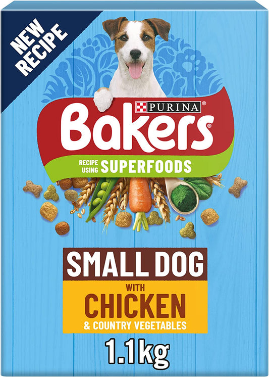 Bakers Adult Small Dog Chicken with Vegetables Dry Dog Food