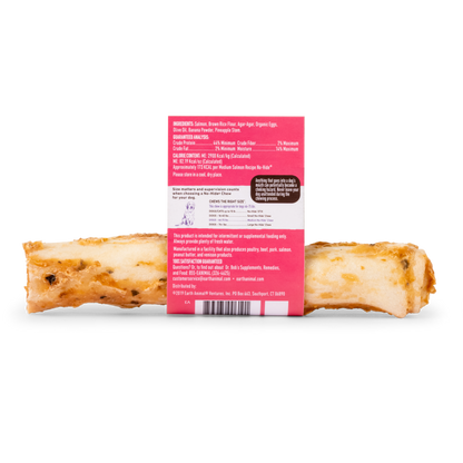Earth Animal Salmon No Hide Chews Medium Dog Treats 60g