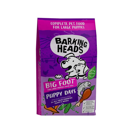 Barking Heads Big Foot Puppy Days Large Dry Dog Food 12kg