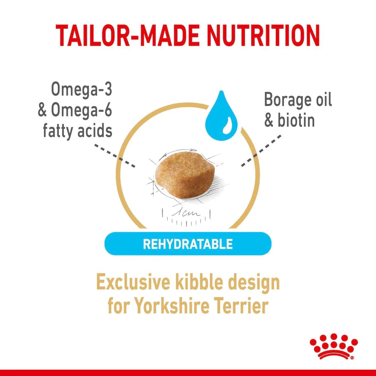 Royal Canin Adult 8+ Yorkshire Terrier Dry Dog Food 1.5kg
