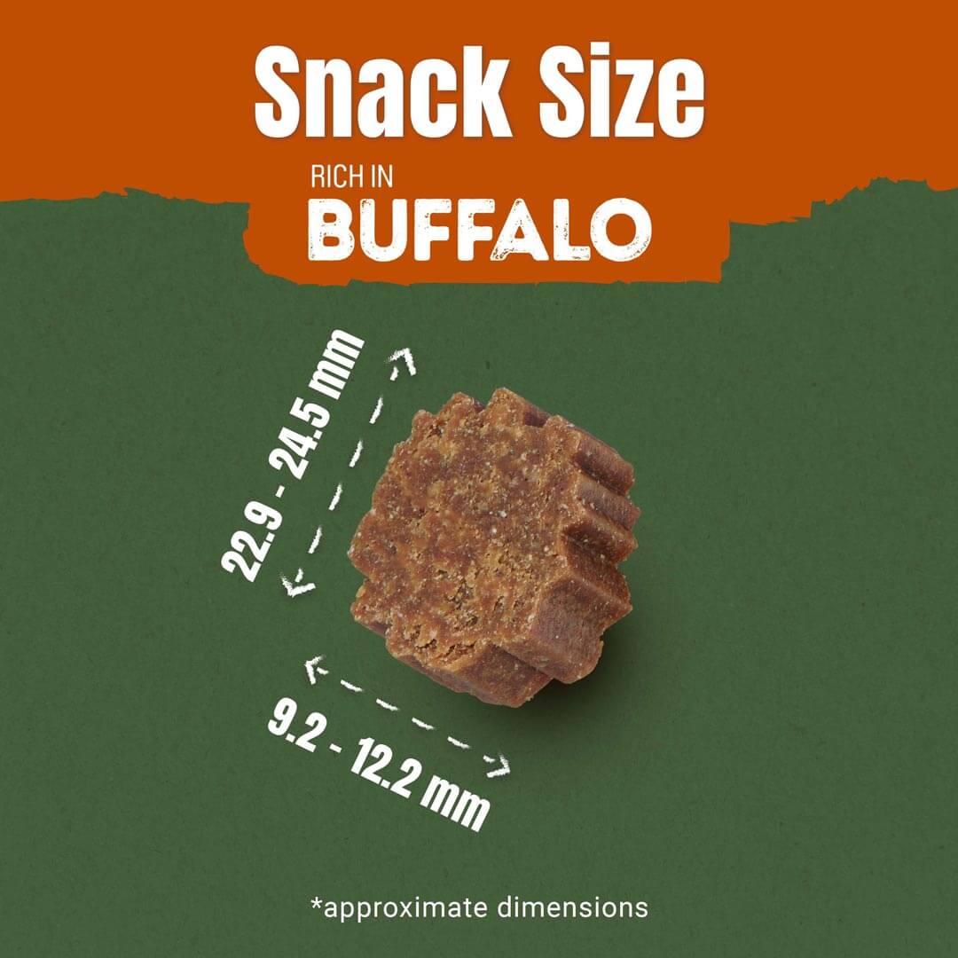 Adventuros Ancient Grain and Superfoods Rich in Buffalo Dog Treats 120g