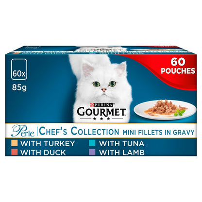Gourmet Adult Perle Chef's Collection in Gravy Wet Cat Food