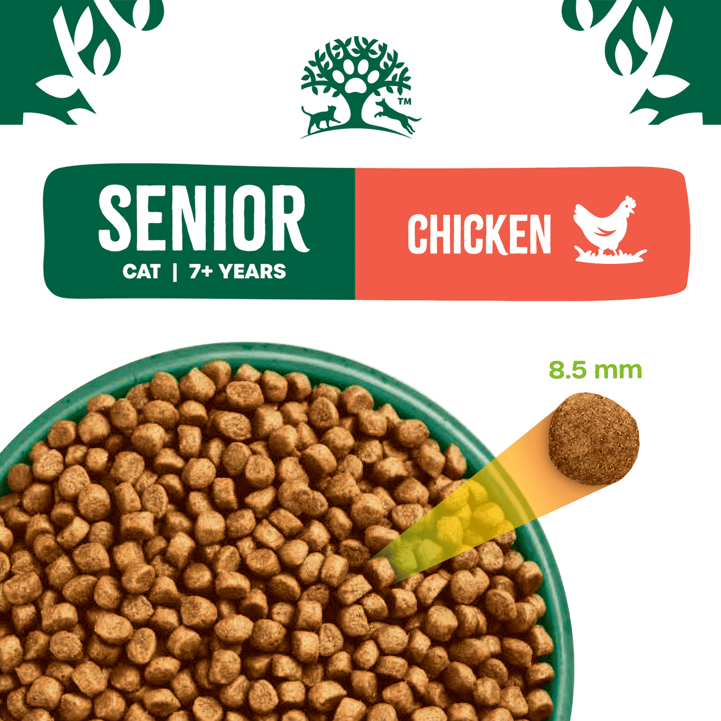James Wellbeloved Senior Chicken Dry Cat Food 1.5kg