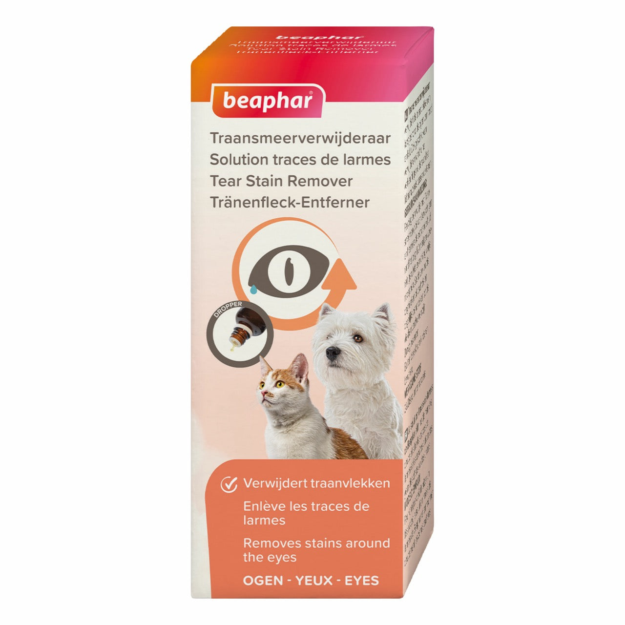 Beaphar Tear Stain Remover Liquid for Cats & Dogs 50ml