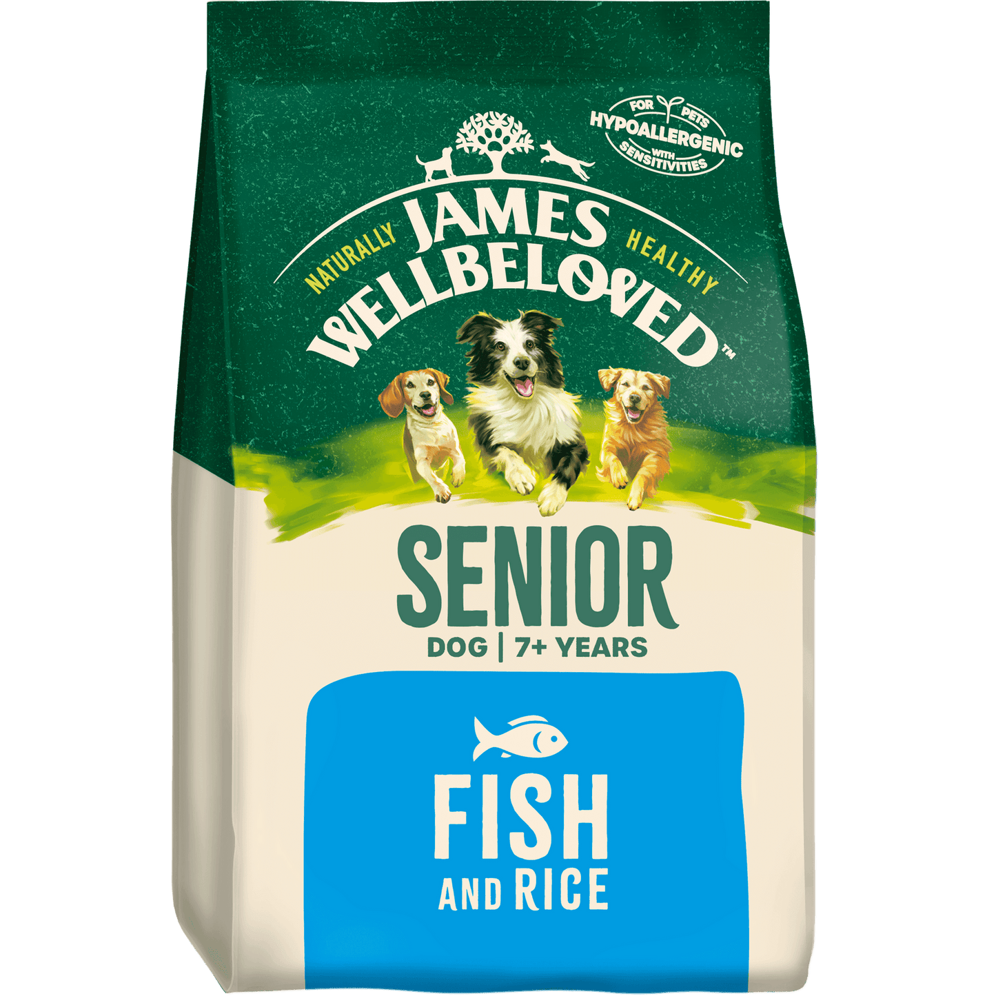 James Wellbeloved Senior Fish & Rice Dry Dog Food