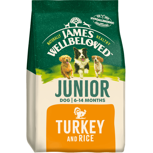 James Wellbeloved Junior Turkey & Rice Dry Dog Food