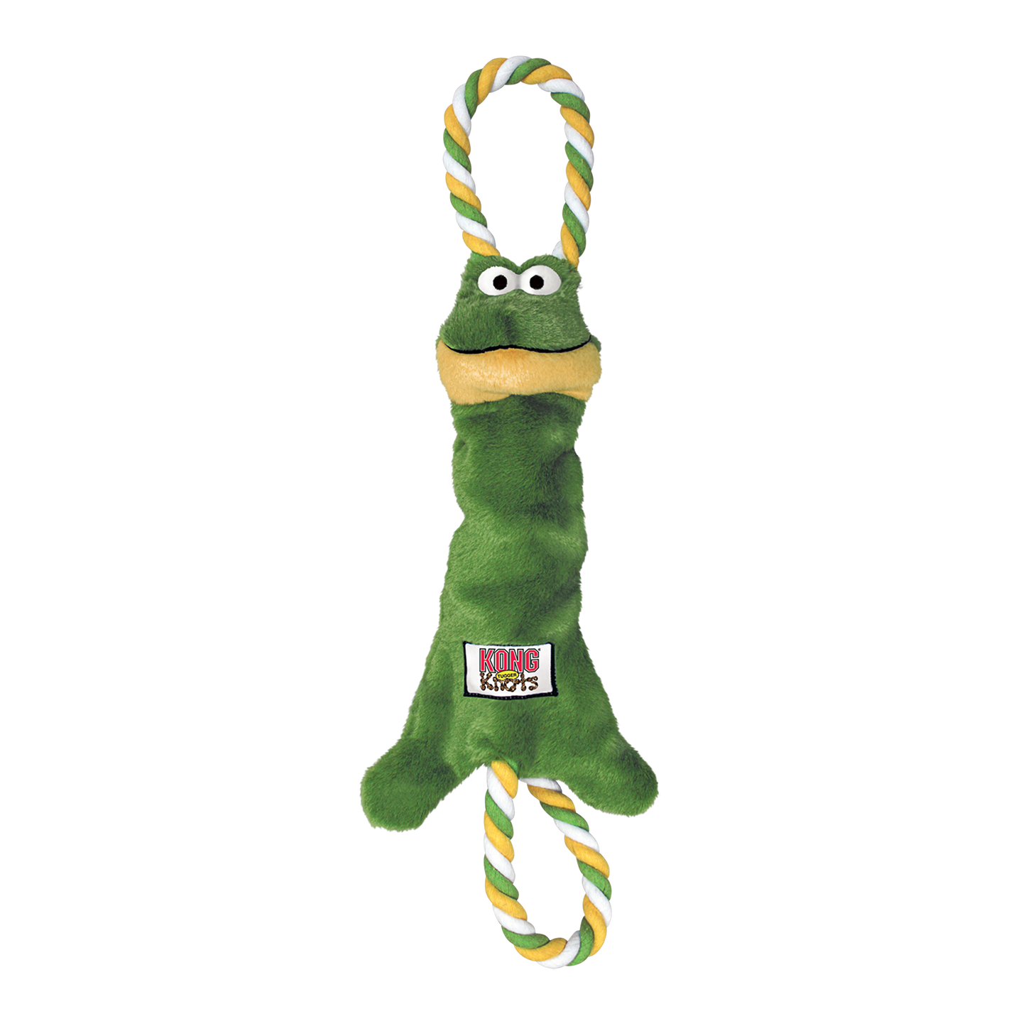 KONG Tugger Knots Frog Dog Toy Small/Medium