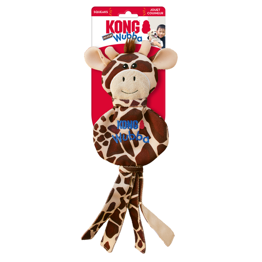 KONG Wubba No Stuff Giraffe Dog Toy Large