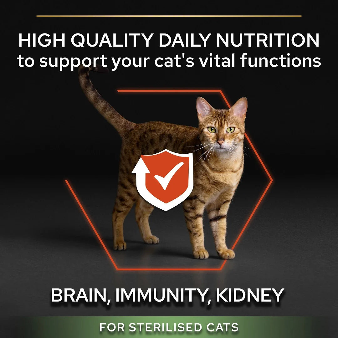 Pro Plan Adult Vital Functions Sterilised Salmon Dry Cat Food 3kg