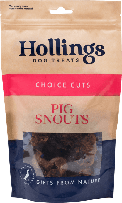 Hollings 100% Natural Pig Snouts 120g