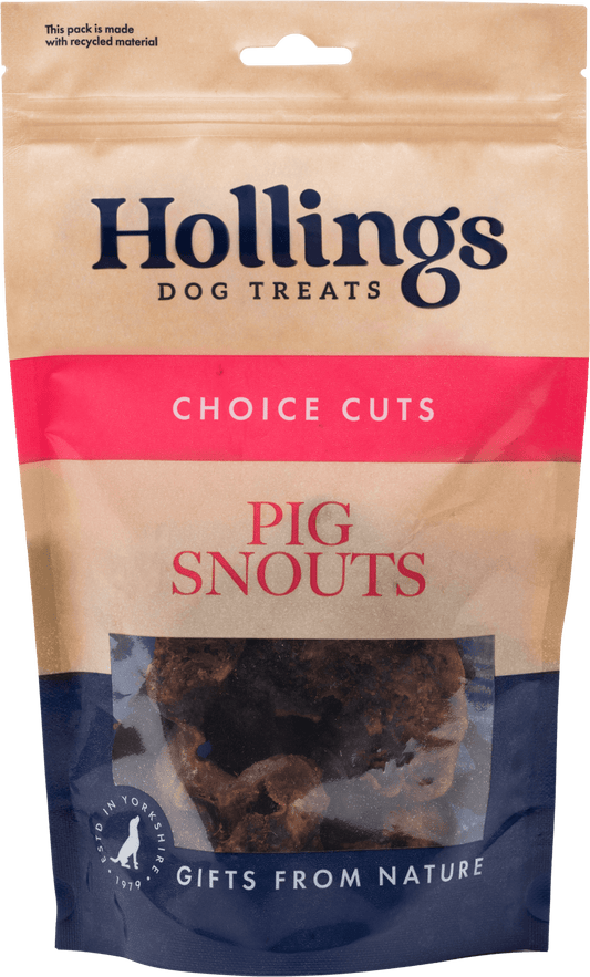 Hollings 100% Natural Pig Snouts 120g