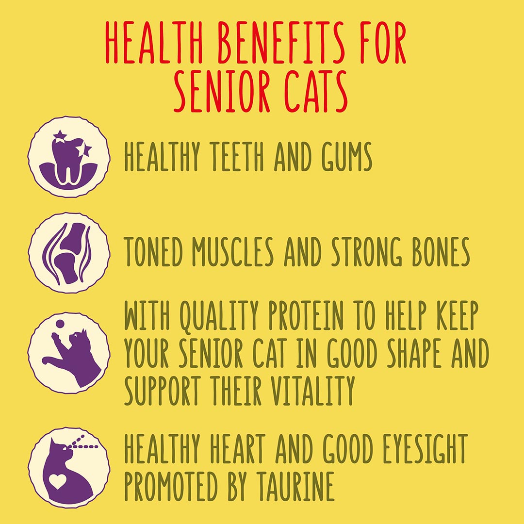 Go Cat Crunchy and Tender Senior Chicken Dry Cat Food 800g